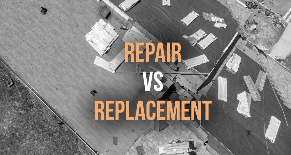 roof repair vs roof replacement