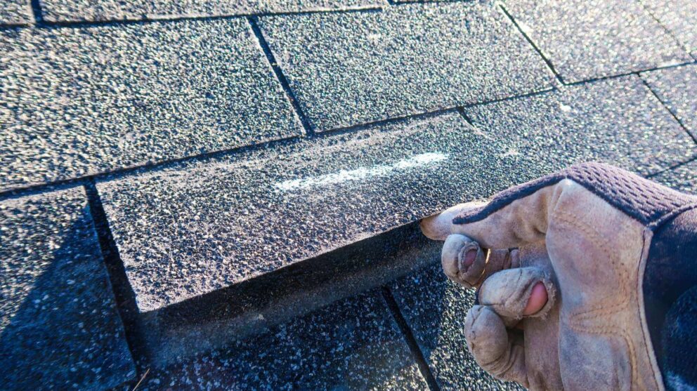 storm damaged roof