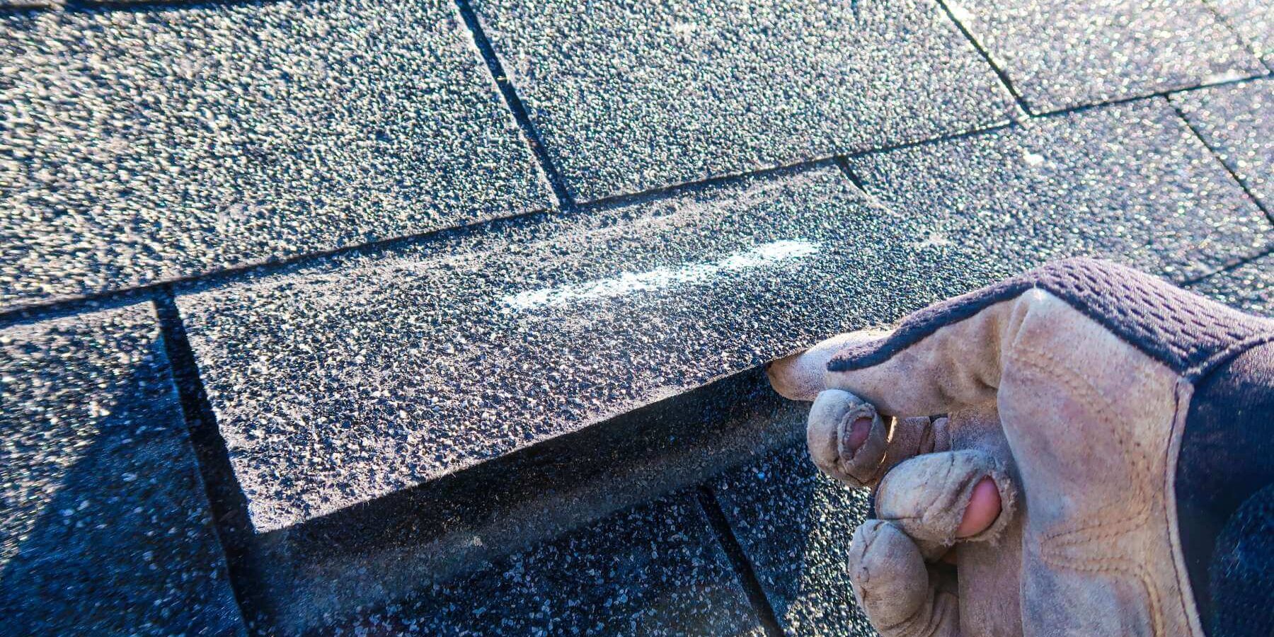 storm damaged roof